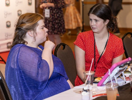 Guests dine at Night to Shine